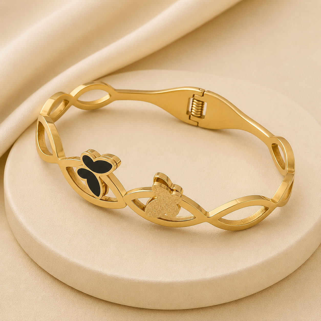 Classic Butterfly Gold Bracelet