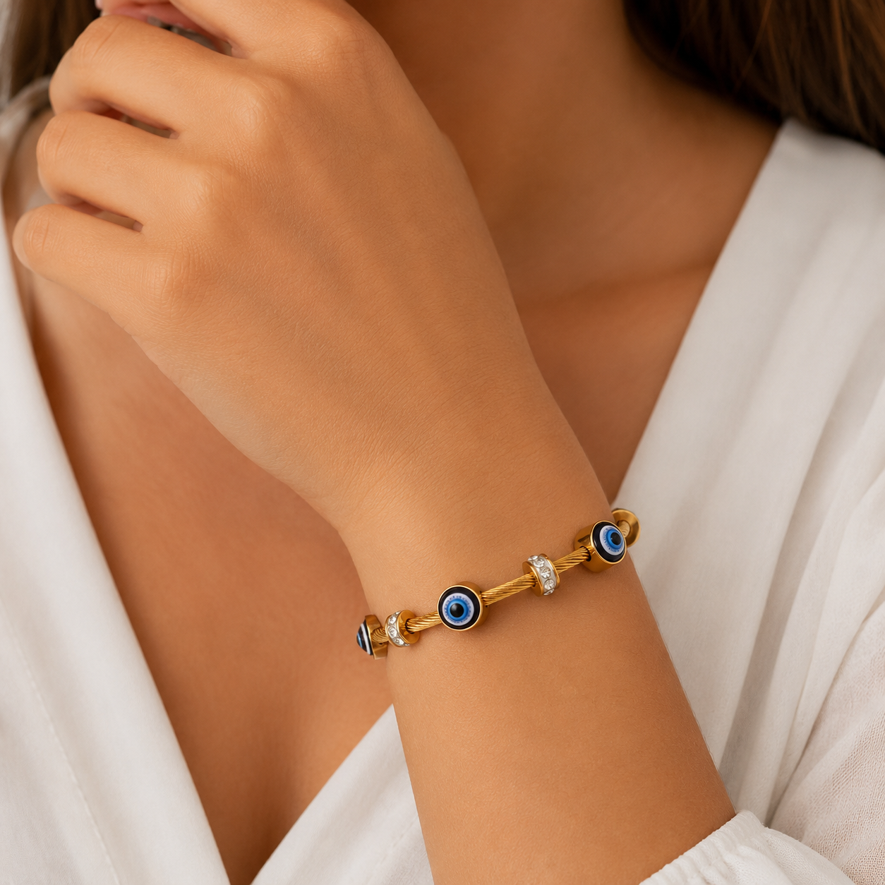 Aurelia EyeGuard Anti-Tarnish Bracelet