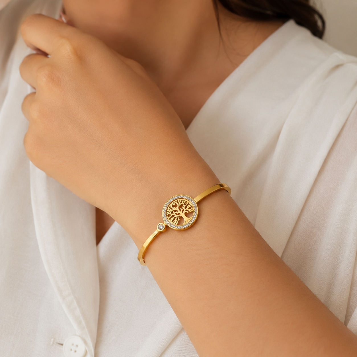 Timeless Tree of Life Anti-Tarnish Bracelet
